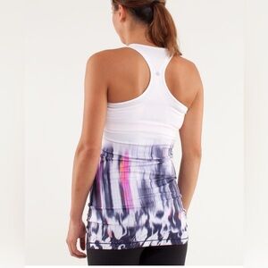 LULULEMON Cool racer back II Nulu ballet slipper extra long woman tank top XS
